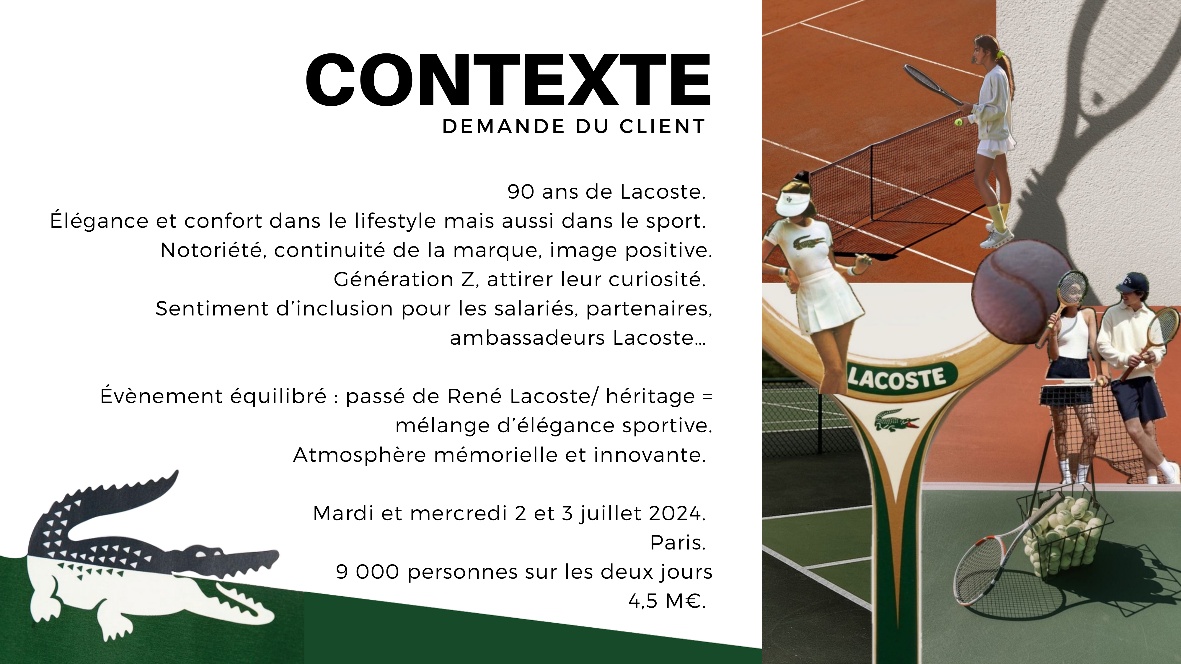 Projet Lacoste — 90 ans